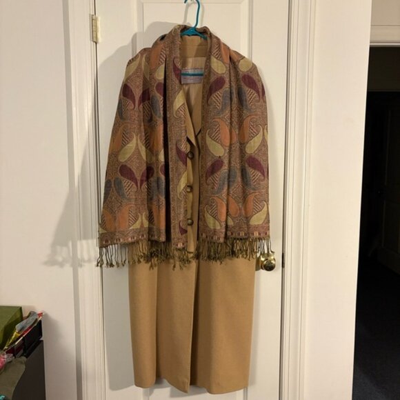 Fleurette Camel Hair Coat - Picture 3 of 9